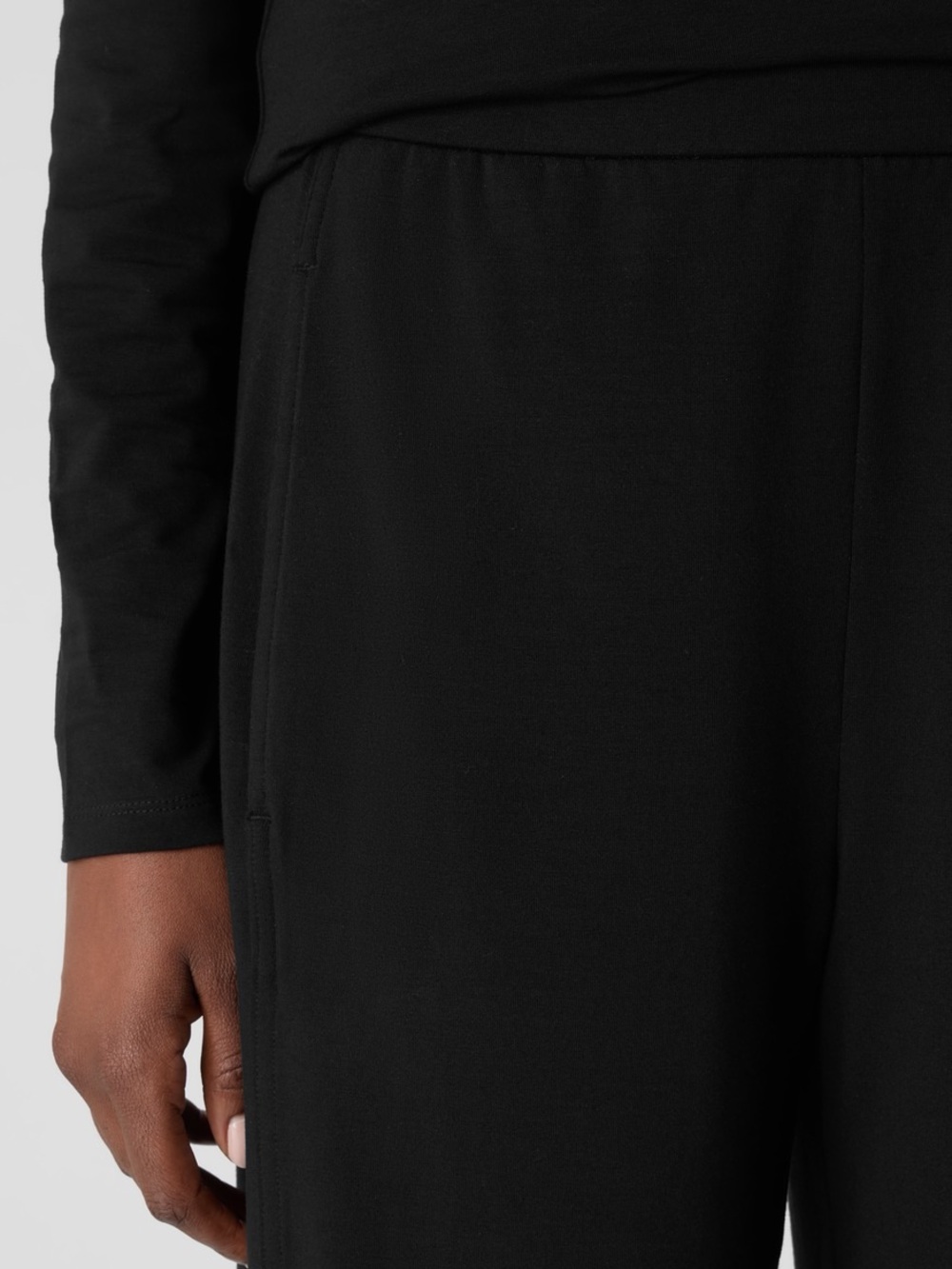 Eileen Fisher Black Lantern Pants - Picture 3 of 11